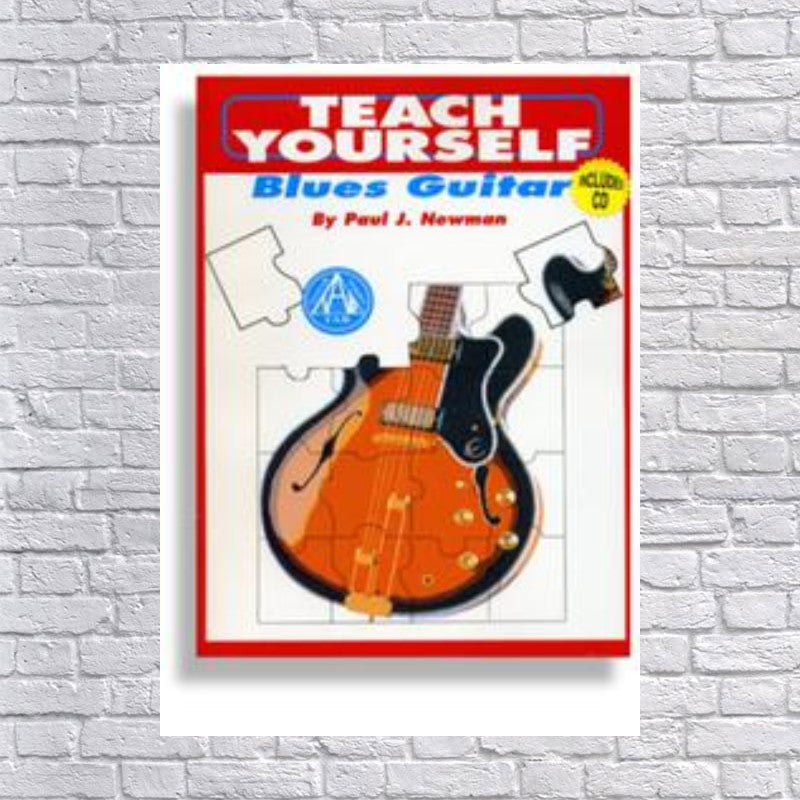 Teach Yourself Blues Guitar Book with CD