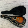 1986 Ovation Legend 1717 Sunburst Acoustic Electric Guitar w/ case