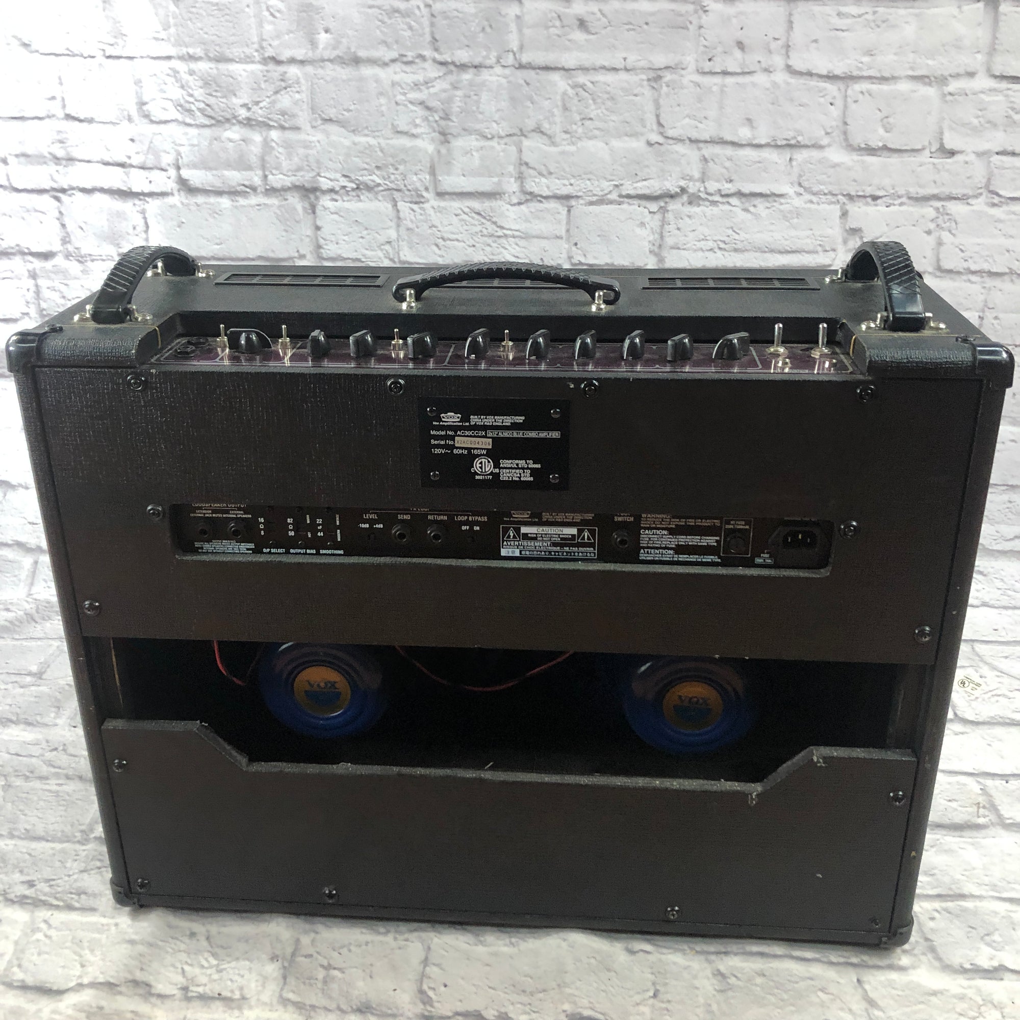 Vox AC30CC2X with Alnico Blue Speakers Guitar Combo Amp