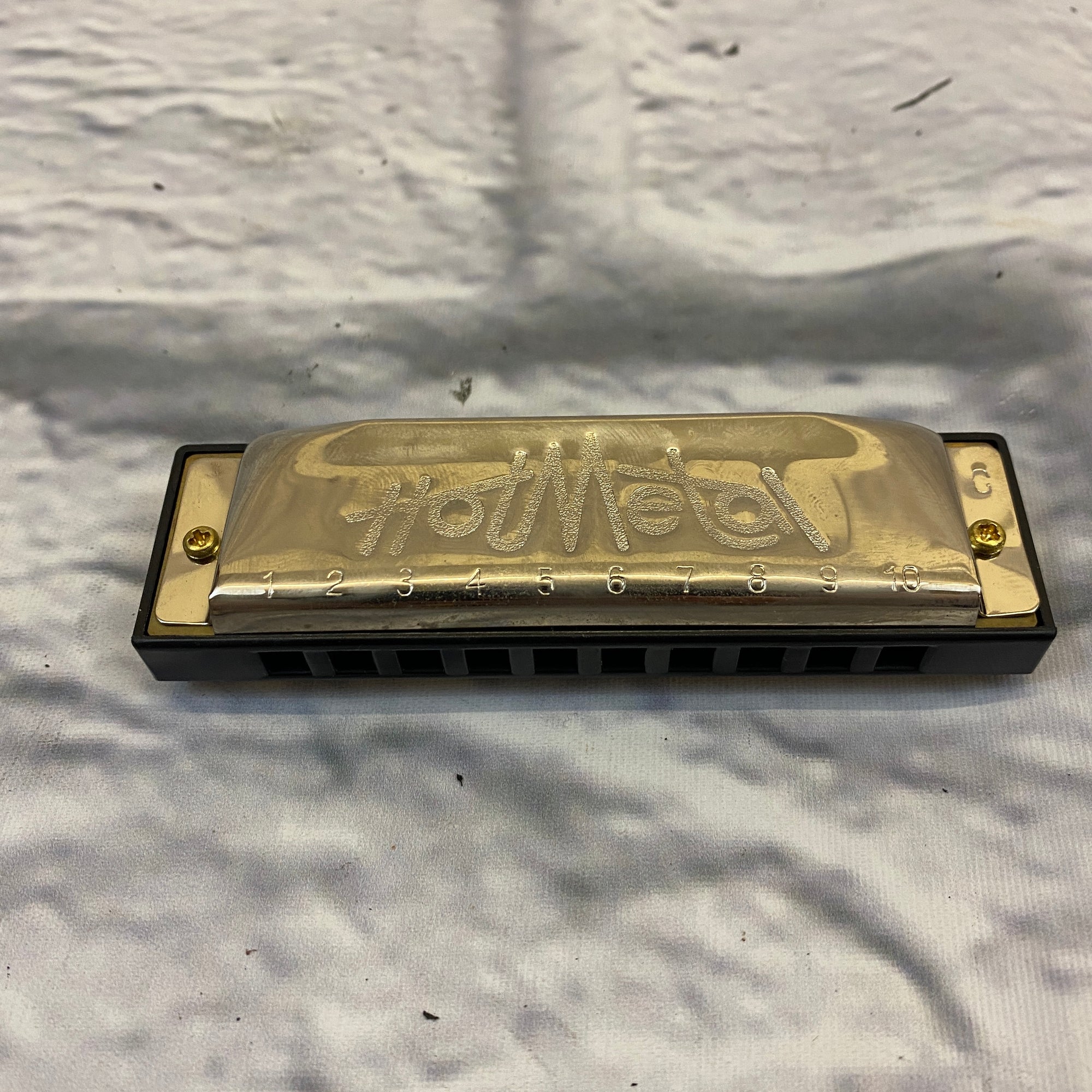 Hohner 572 Hot Metal Harmonica - C
