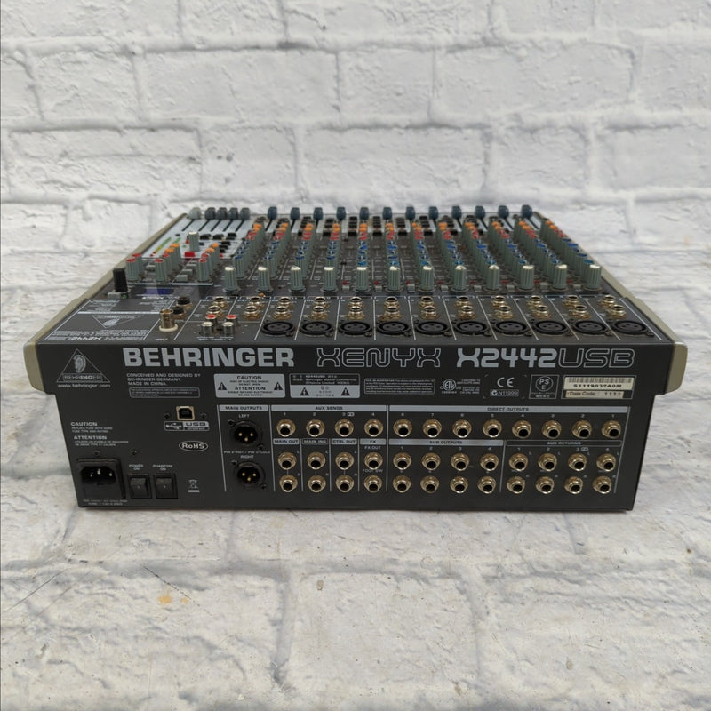 Behringer Xenyx X2442USB 24-Input Mixer With USB And Effects ...