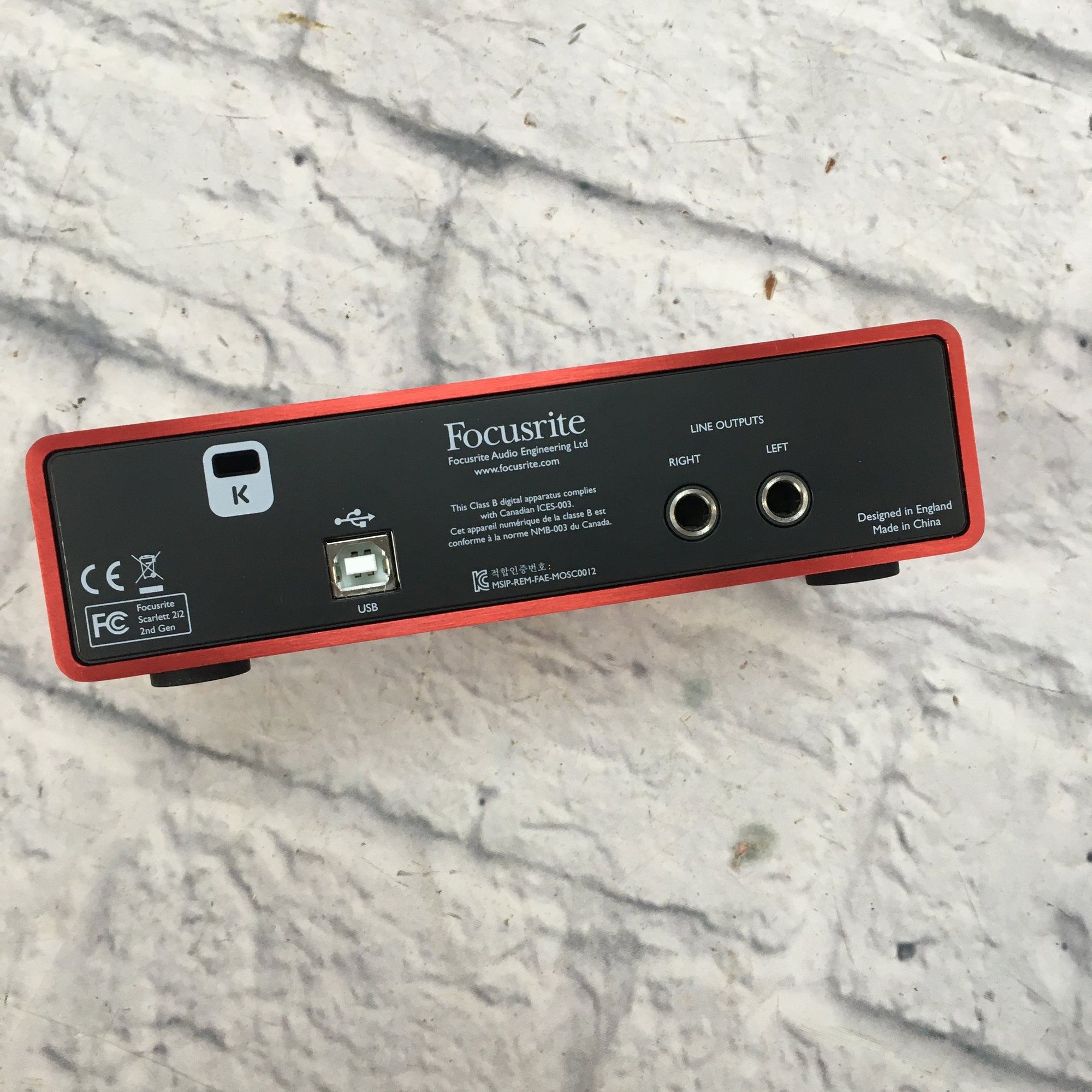Focusrite Scarlett 2i2 USB Recording Interface