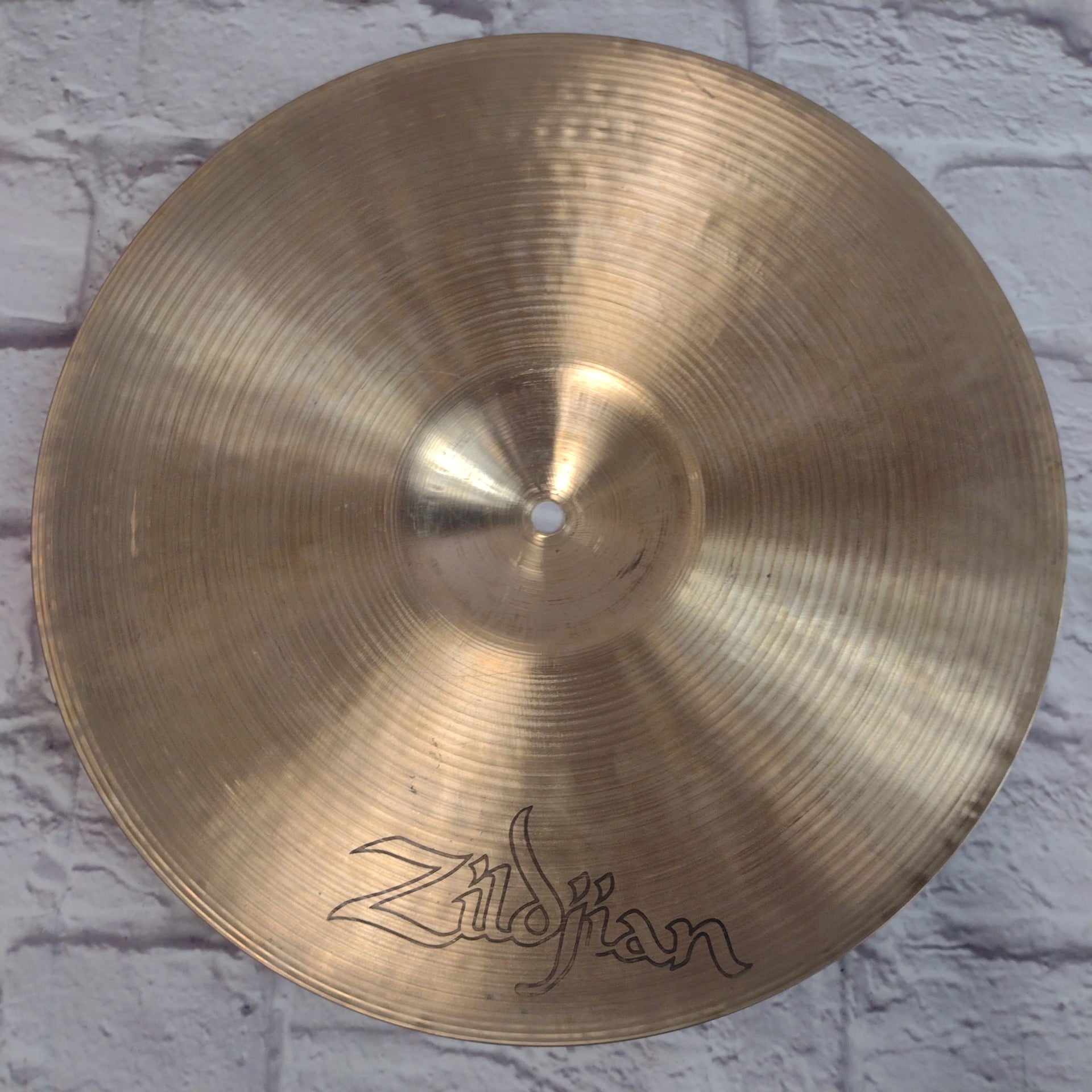 70's Zildjian New Beats Hollow Logo 14" CRACKED Hi Hats