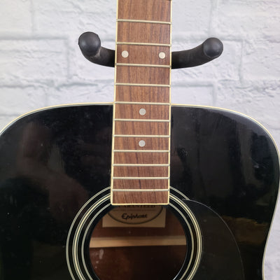 Epiphone PR-100EB Acoustic Guitar AS IS (Black)