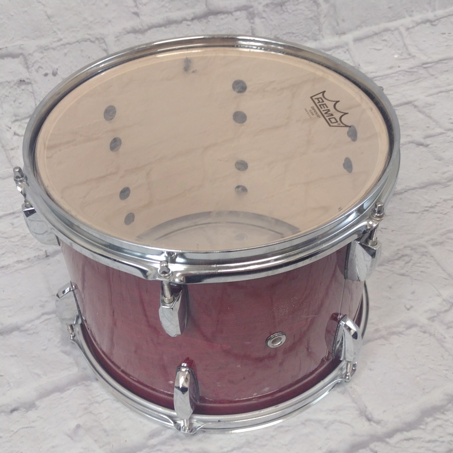 Pearl Export Drum Kit Wine Red Stain