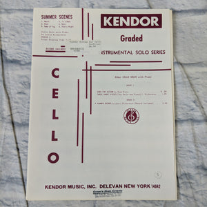Summer Scenes Kendor Graded Instrument solo series - Cello