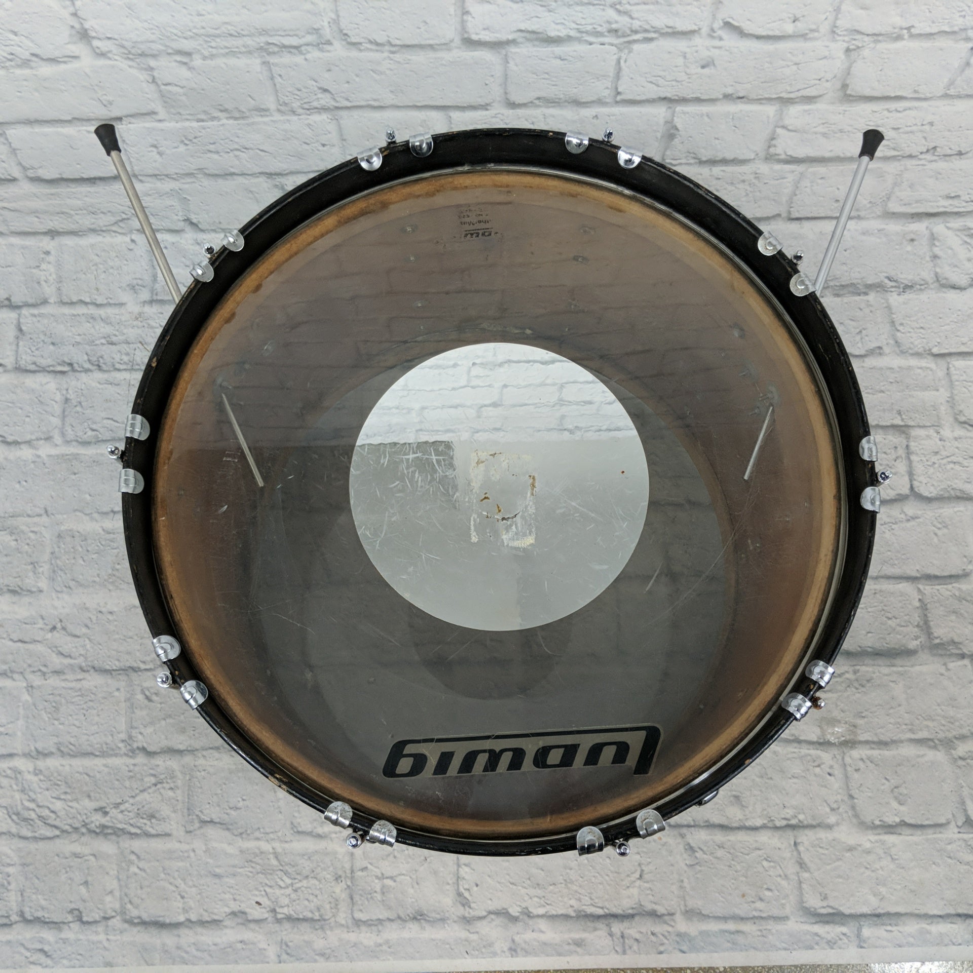 1962 Slingerland 14x22" Bass Drum White Marine Pearl