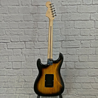 Fender Squier Strat Distressed Relic Electric Guitar with Hot Rails Bridge Pickup