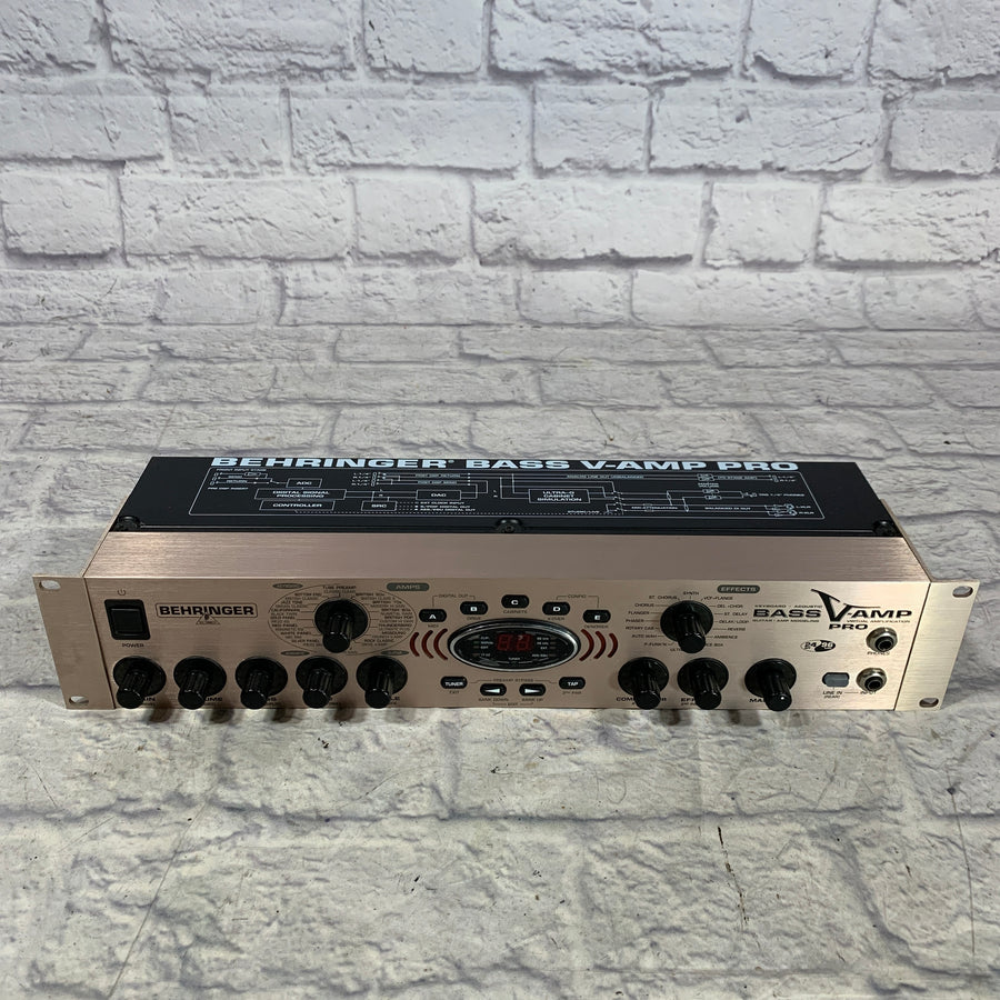 Behringer V-AMP Pro Bass Modeler Multi-Effect Head