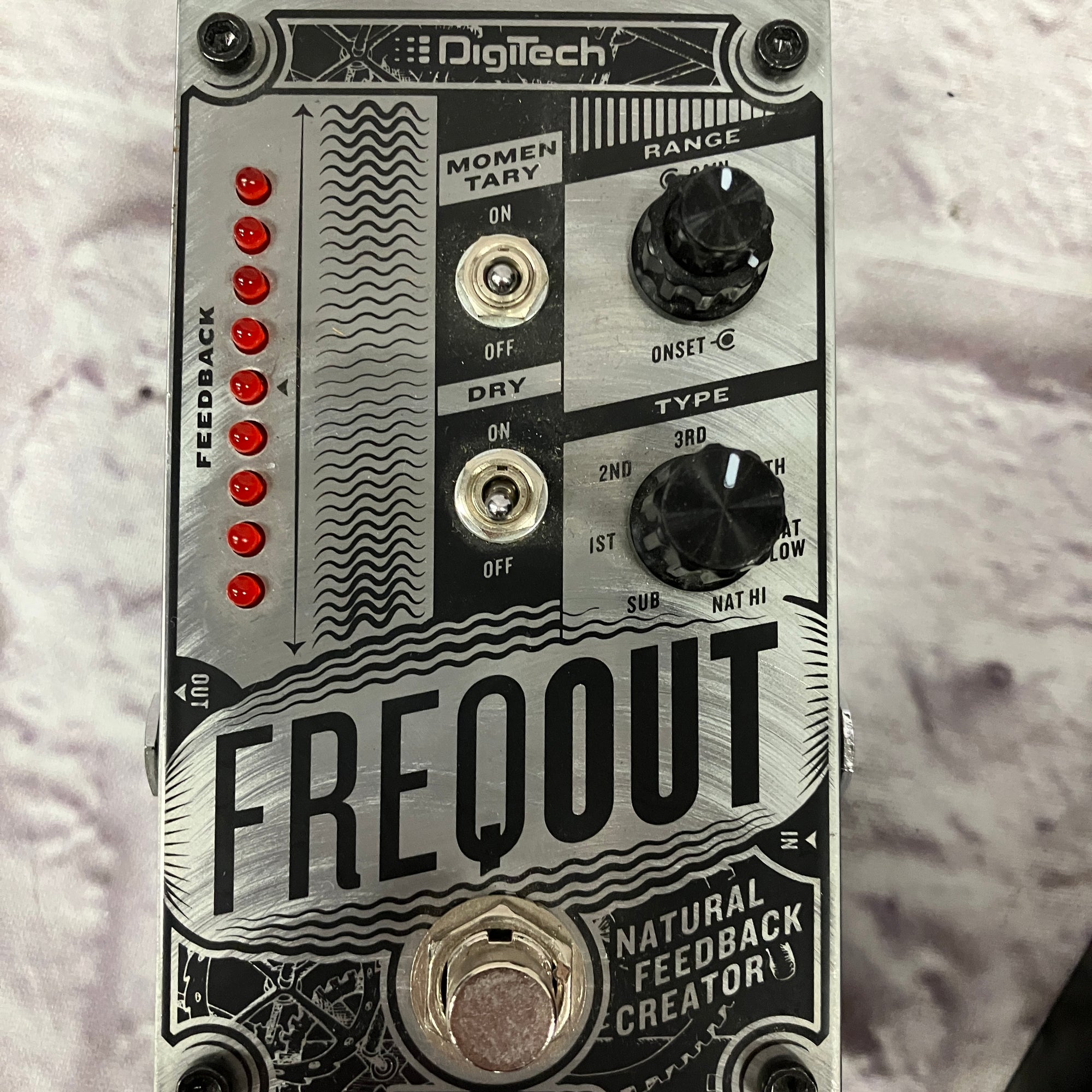 freqout pedal review Digitech FreqOut Natural Feedback Creator Pedal