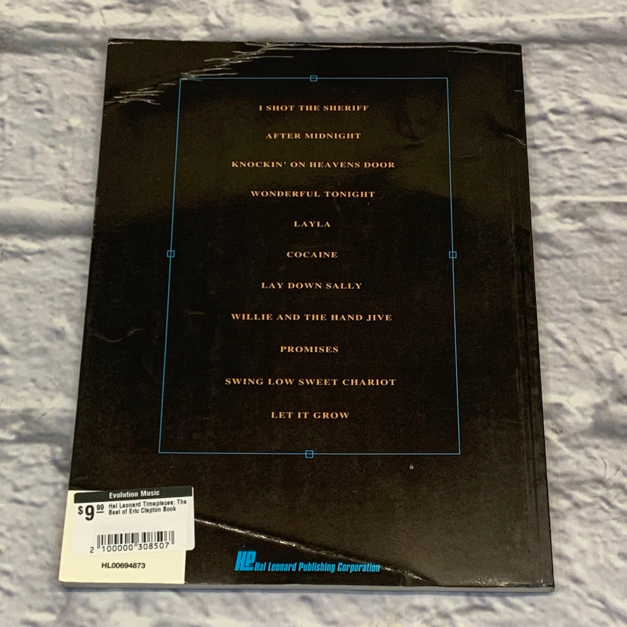 Hal Leonard Timepieces: The Best of Eric Clapton Book