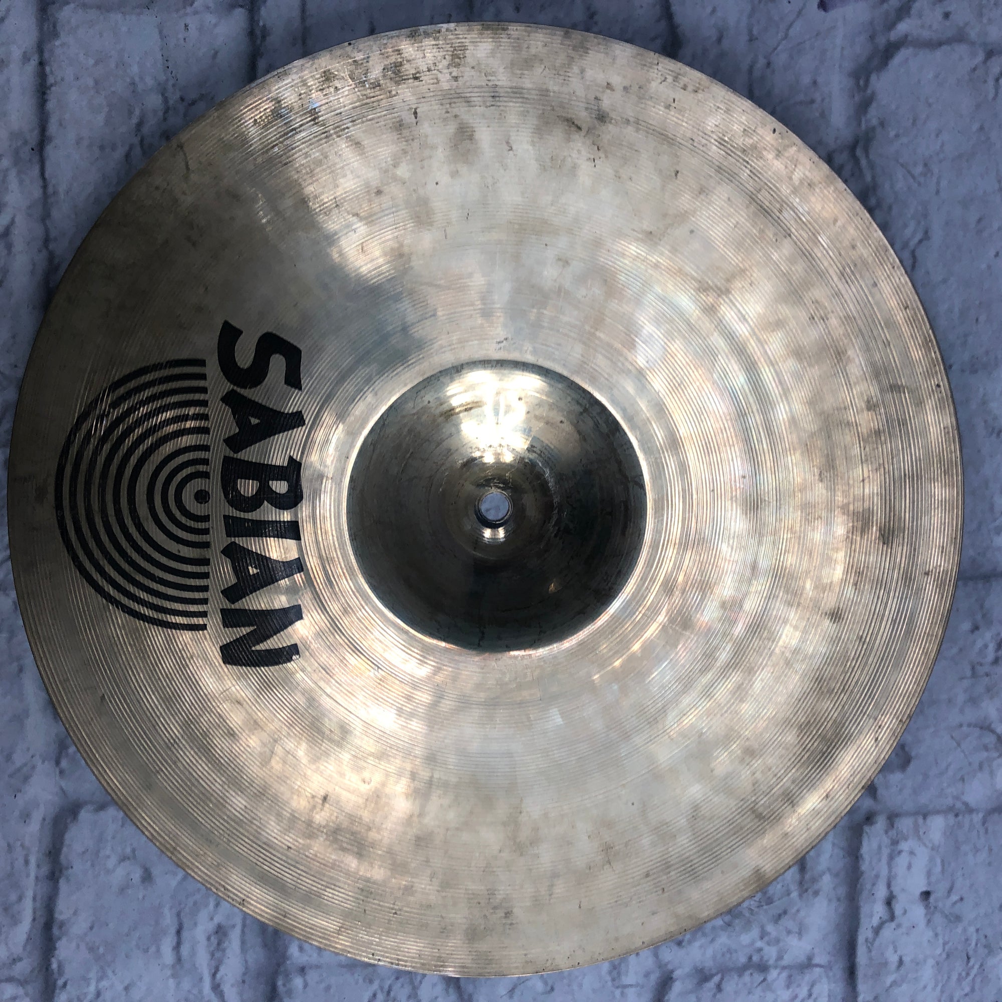 Sabian 16in AAX Stage Crash Bell Cracks