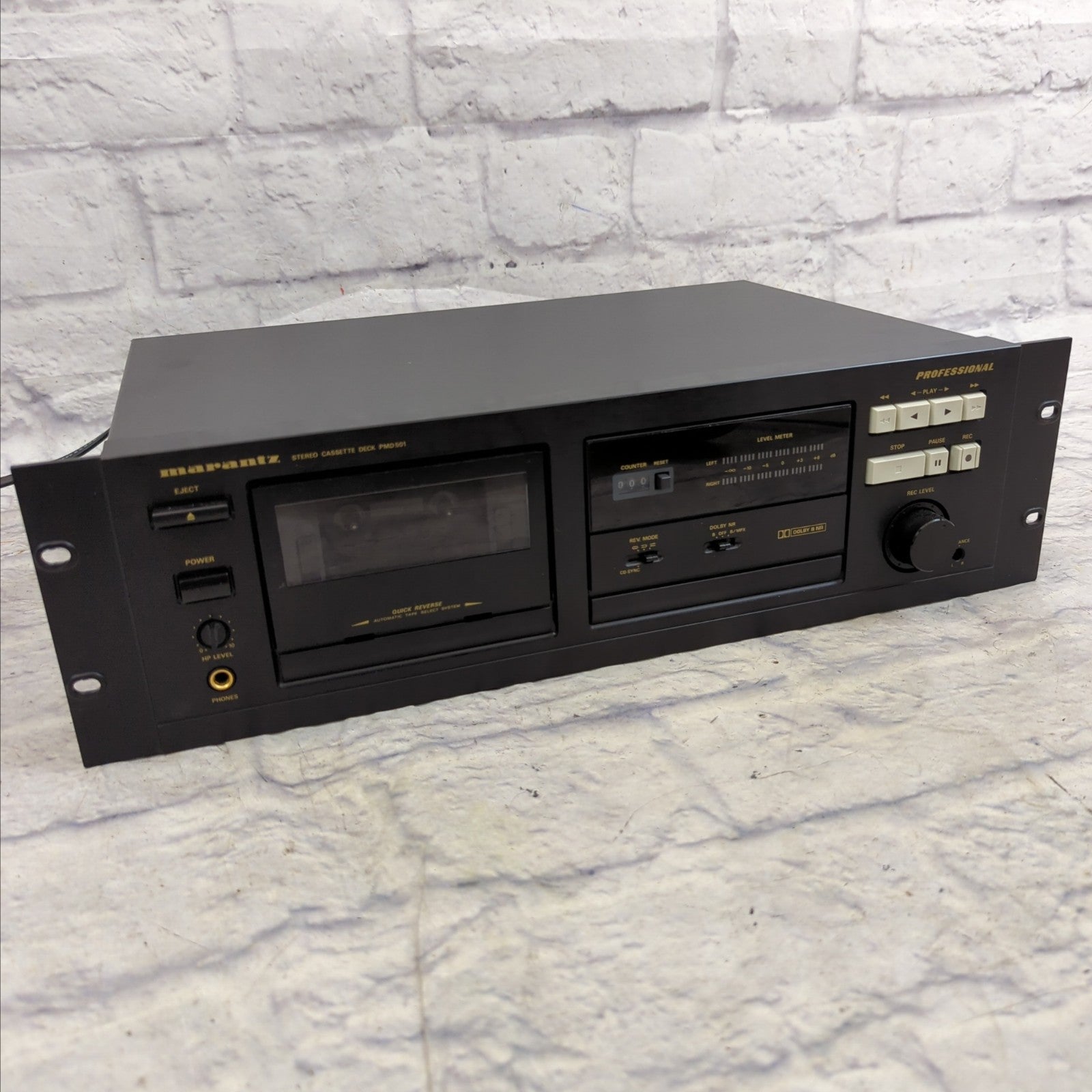 Marantz PMD501 Rack Mount Stereo Cassette Deck Player Recorder