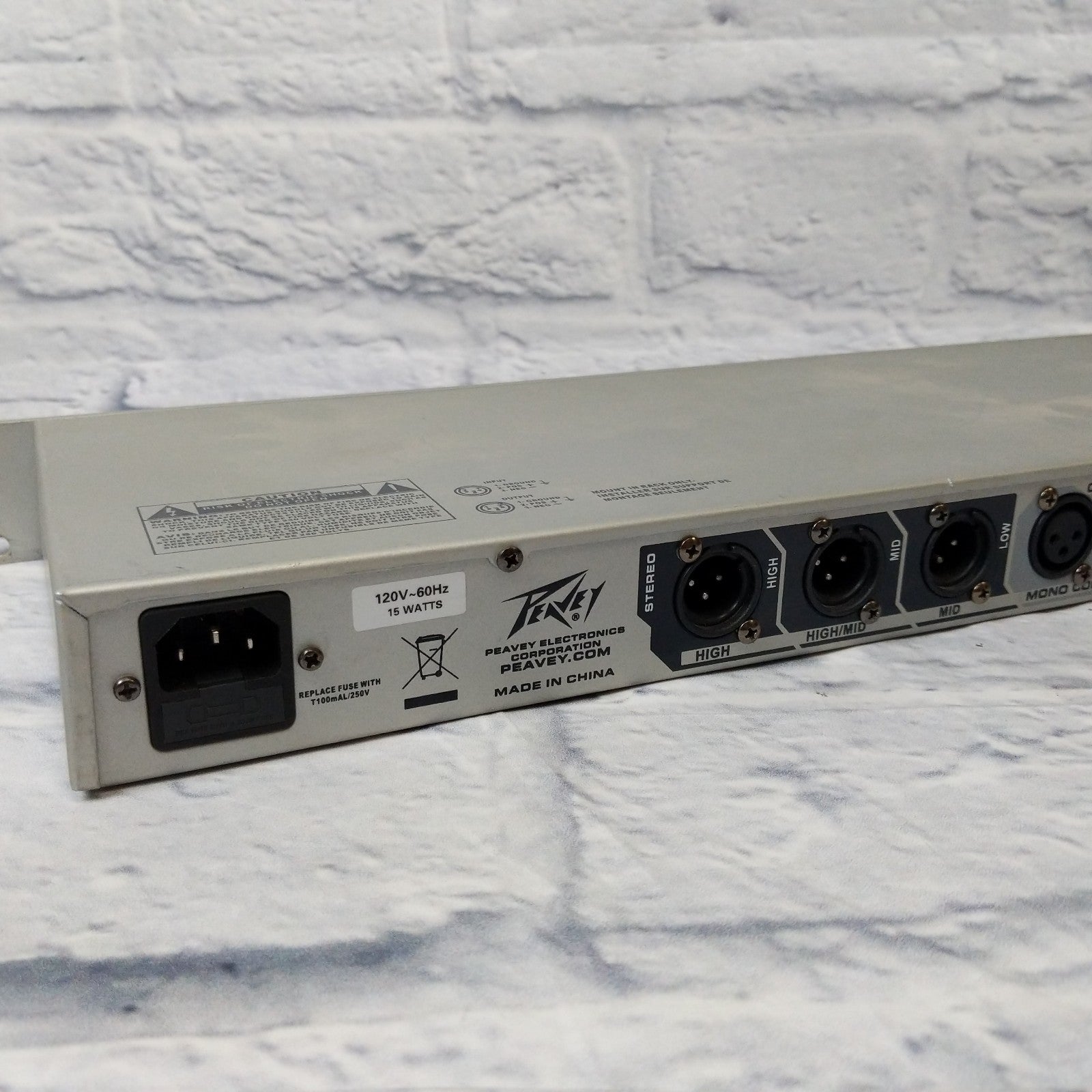 Peavey PV35XO 3/4/5-Way Crossover Rack