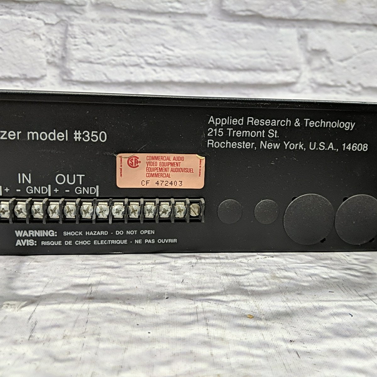 ART HD-31 High Definition Graphic EQ