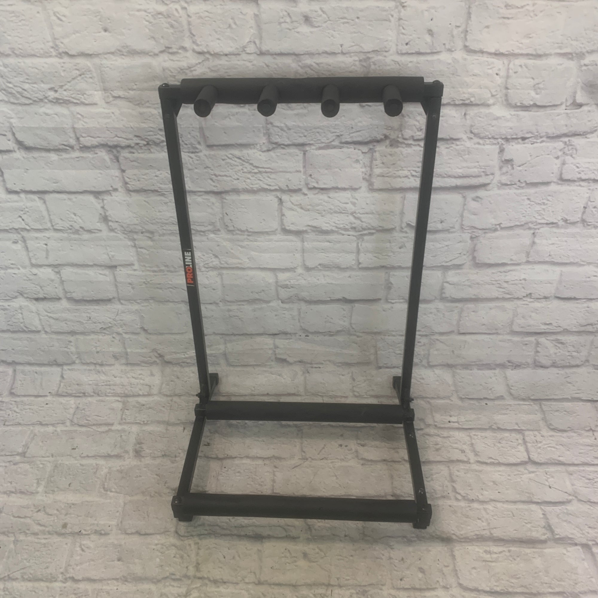 Proline PLMS3 3-Guitar Folding Stand Black