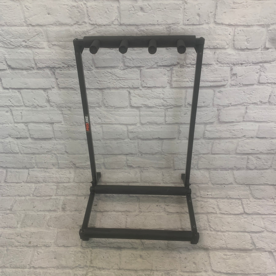 Proline PLMS3 3-Guitar Folding Stand Black
