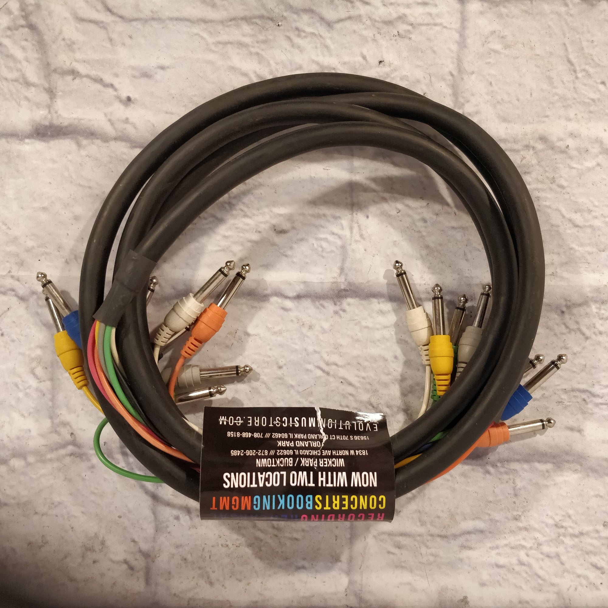 Snake Cable (1/4" TS x 8) 10 Feet