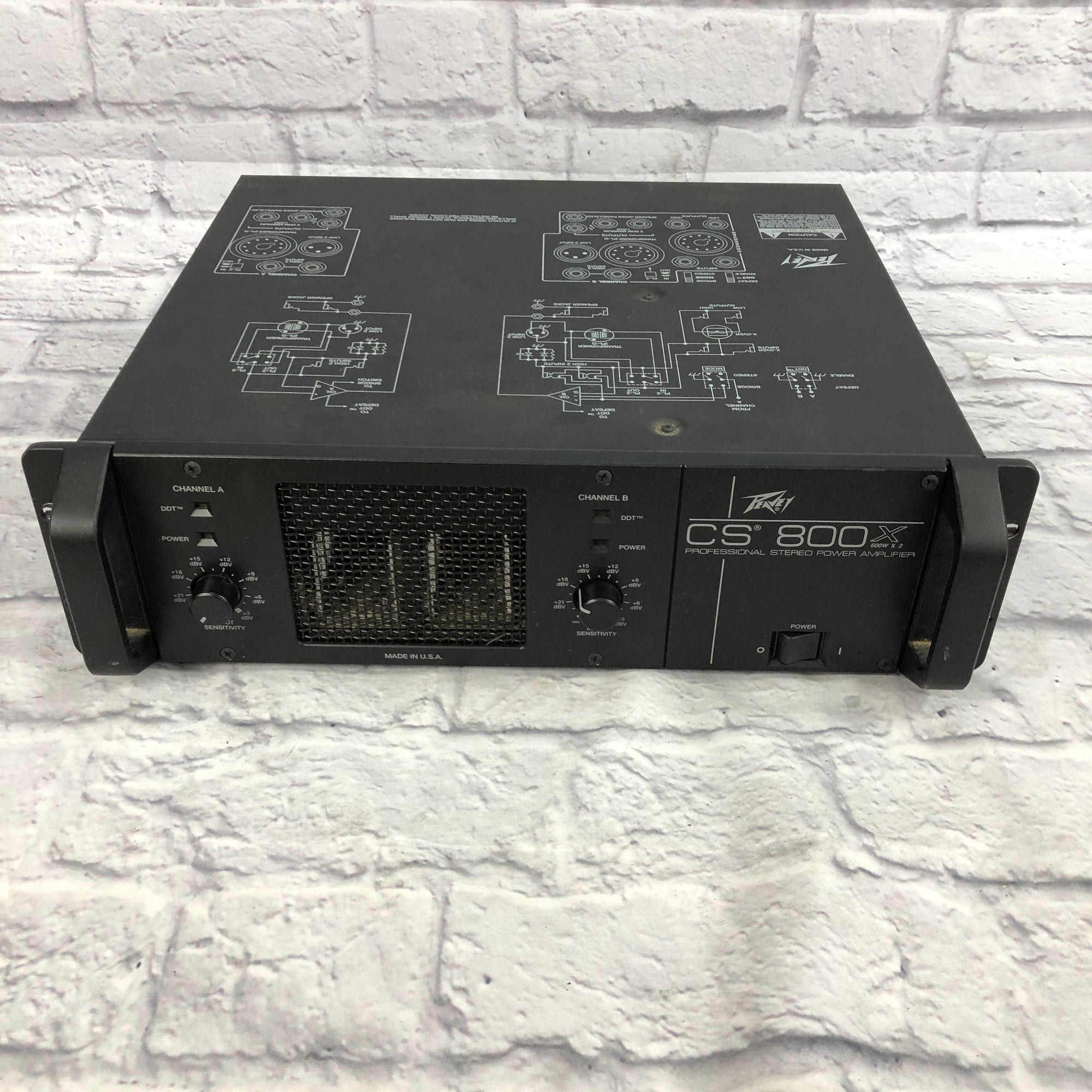 Peavey CS 800X 600W Professional Stereo Power Amplifier