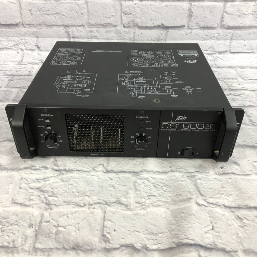 Peavey CS 800X 600W Professional Stereo Power Amplifier