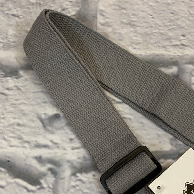 Levy's MC8-GRY Cotton 2" Guitar/Bass Strap Grey