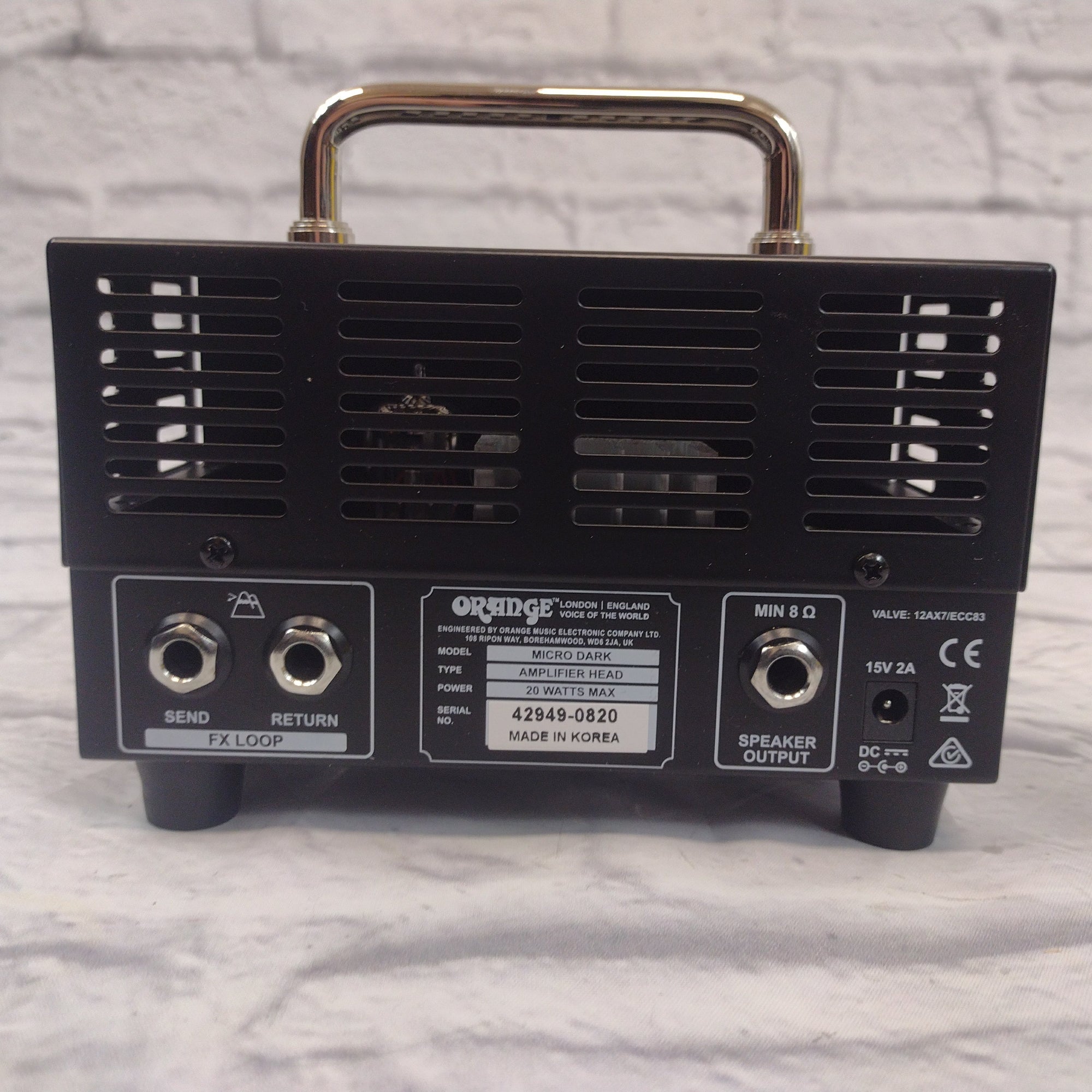Orange Amps Micro  Dark Guitar Amplifier Head