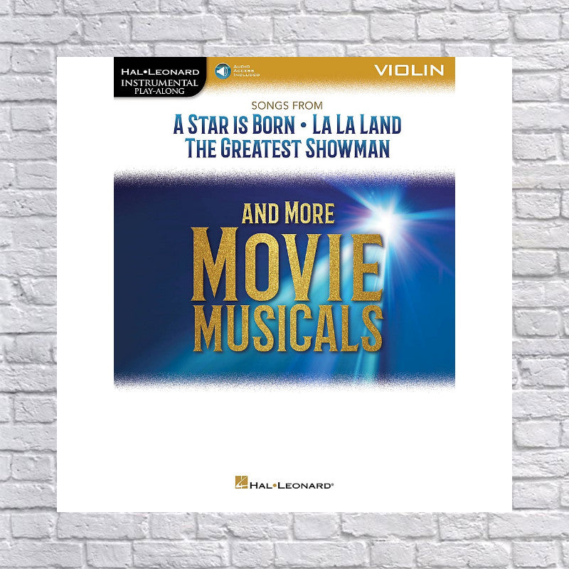 Songs From Star Is Born, La La Land & Greatest Showman For Violin Book/audio