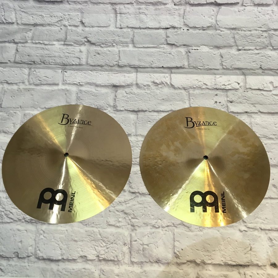 Meinl 15in Byzance Medium Hi Hat Cymbal Pair