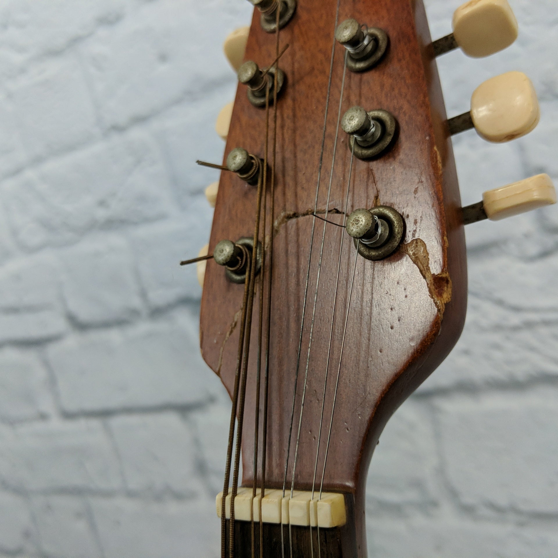 1975 Suzuki Mandolin with Silver Hardshell Case