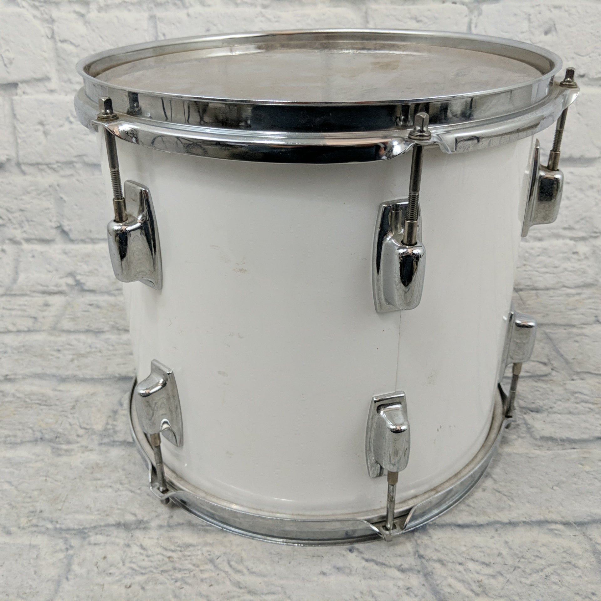 Ludwig Tom Drum 12 (diameter) x10 (depth) 1980s - White