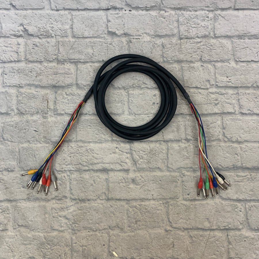 Hosa 8-Channel Recording Snake 11FT 1/4" TS