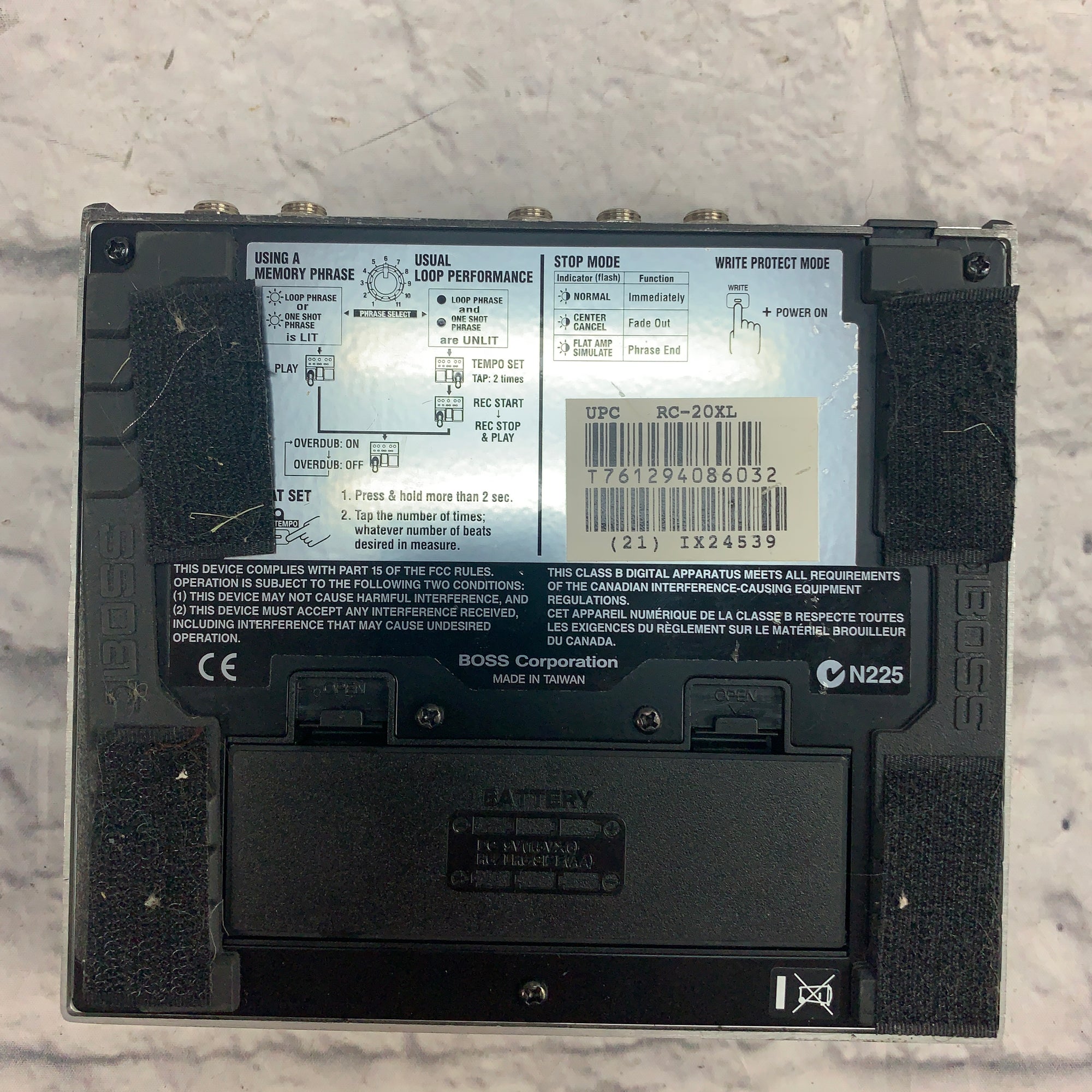 Boss RC20XL Loop Station w/ PS