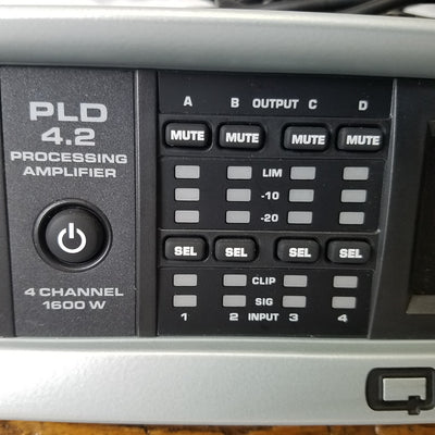 QSC PLD4.2 Power Amp with 4 Inputs/Outputs Like New