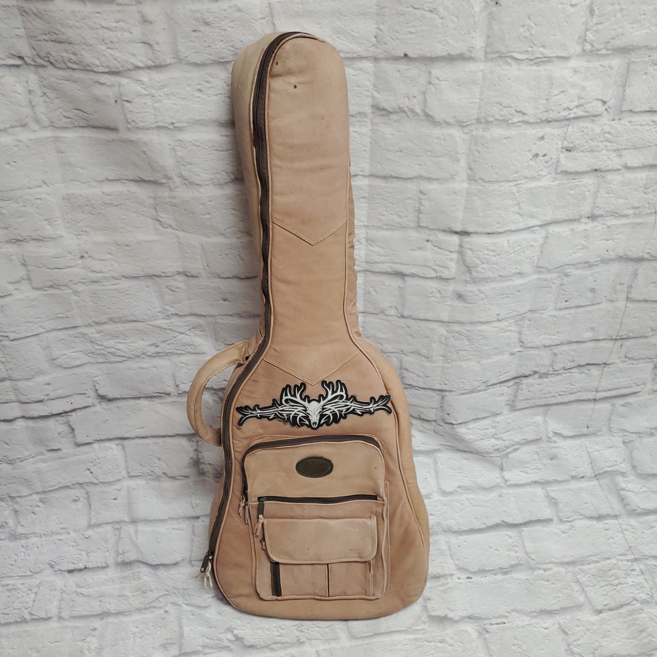 Superior Soft Brown Leather Acoustic Gig Bag