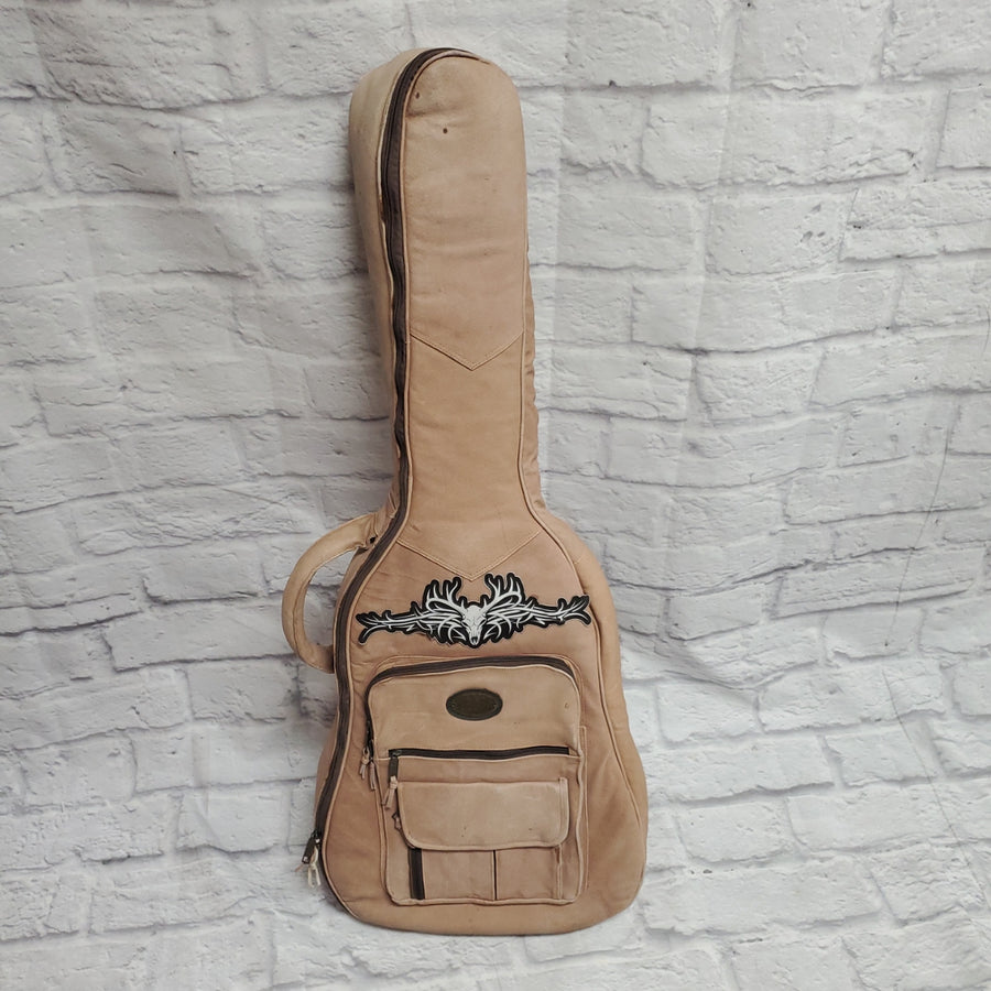 Superior Soft Brown Leather Acoustic Gig Bag