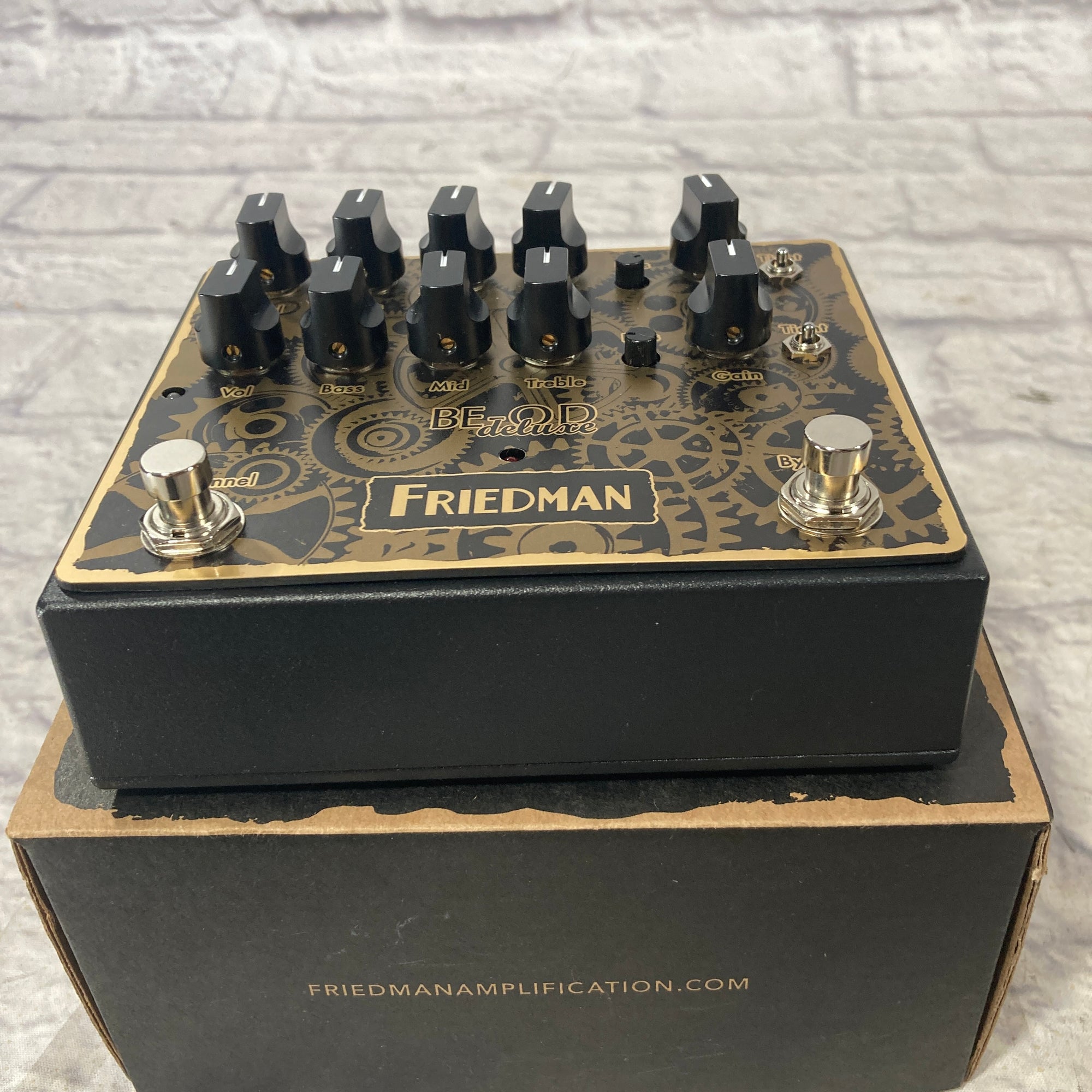 Friedman BE-OD Deluxe Clockworks Edition Overdrive Pedal