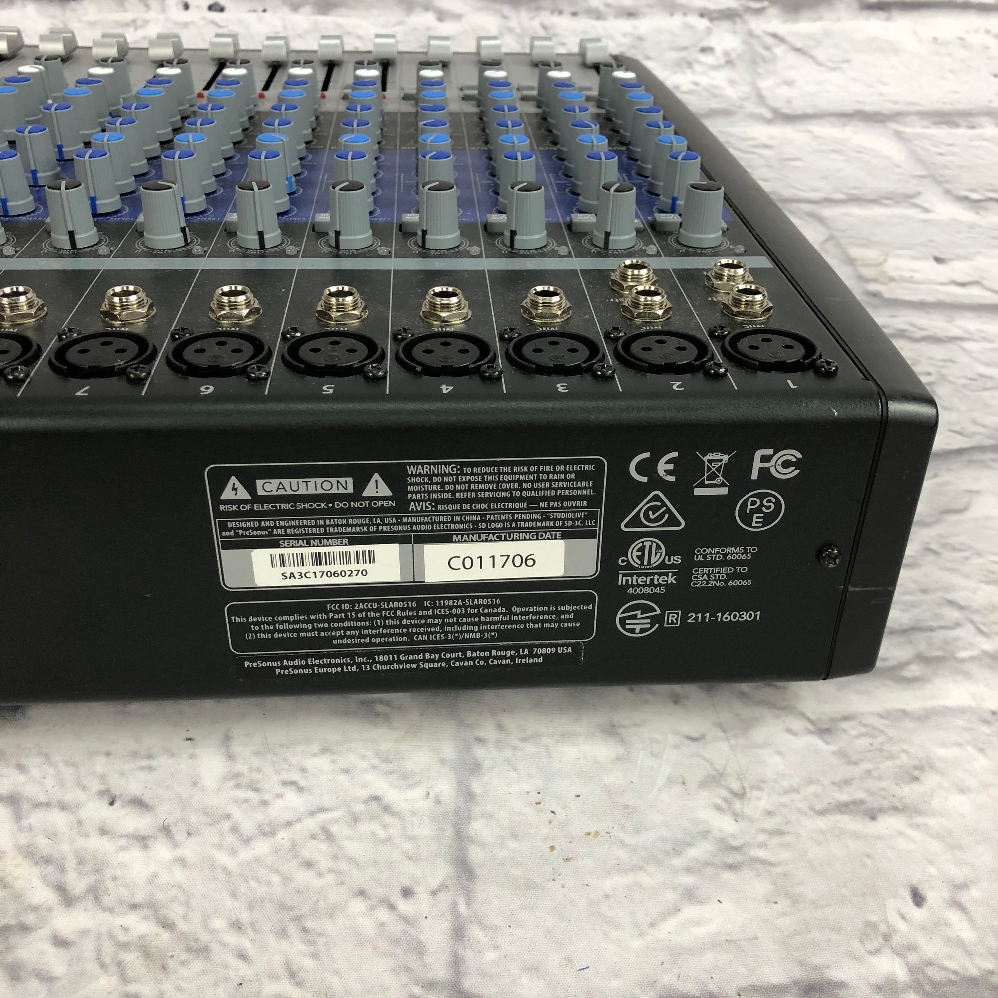 PreSonus Studio Live AR16 USB Mixer