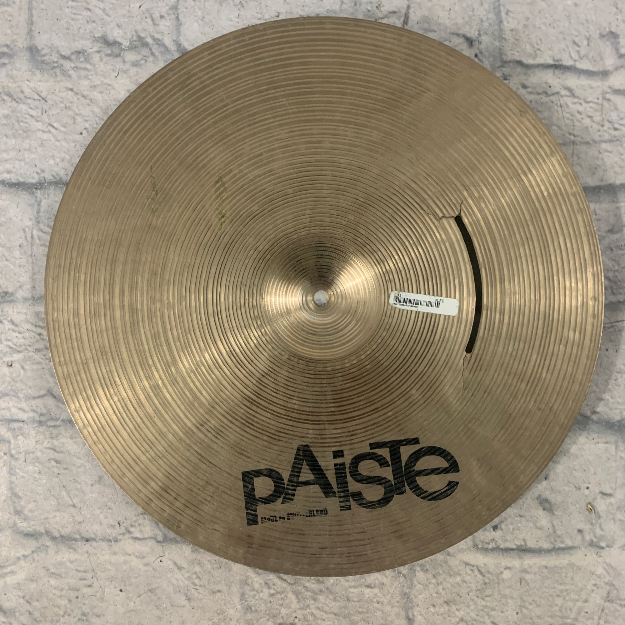 Paiste Twenty Series 16" Crash Cymbal CRACK