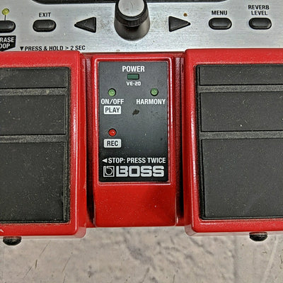 Boss VE-20 Vocal Performer Vocal Effect Pedal with Power Supply