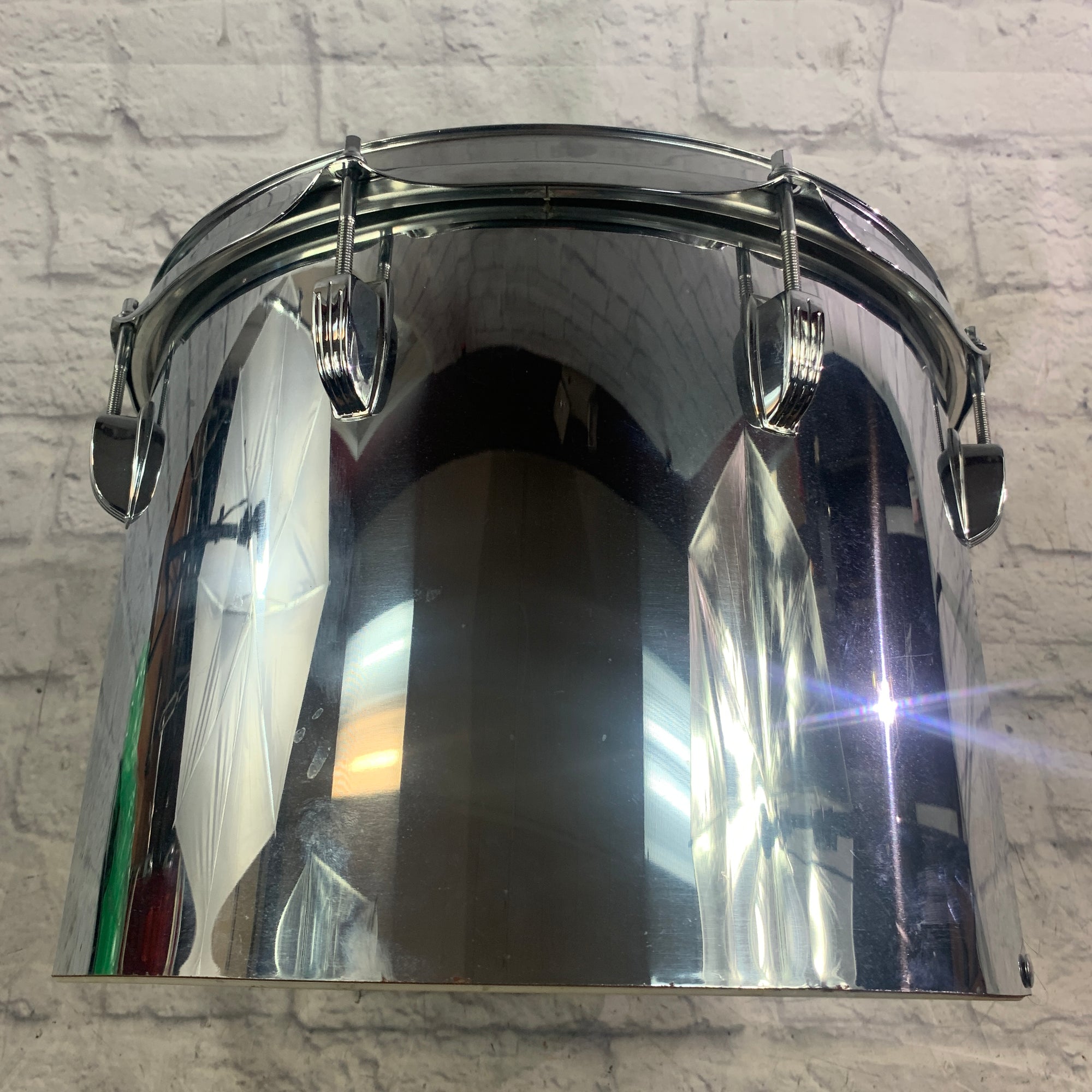Ludwig 14 Chrome Over Vistalite Tom