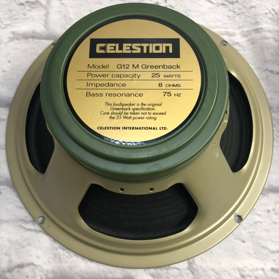 Celestion G12M Greenback 8 Ohm T1220B Made in UK Speaker