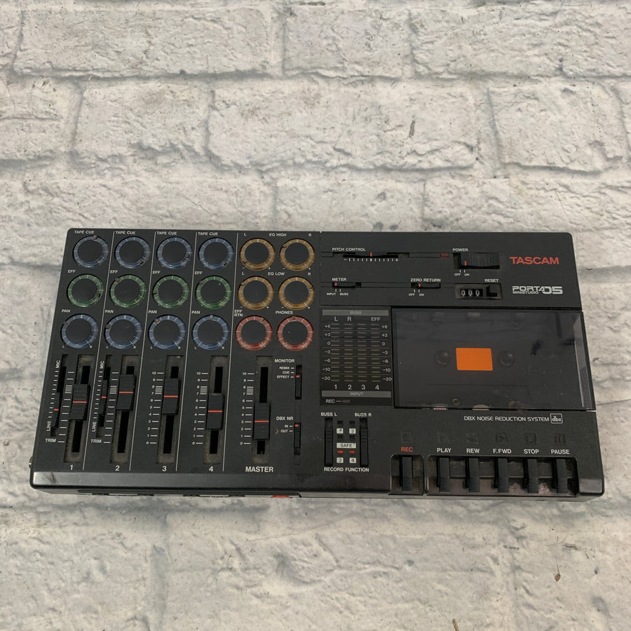 Tascam Porta 05 Ministudio 1980s Analogue Portastudio Analog Cassette Tape Recorder