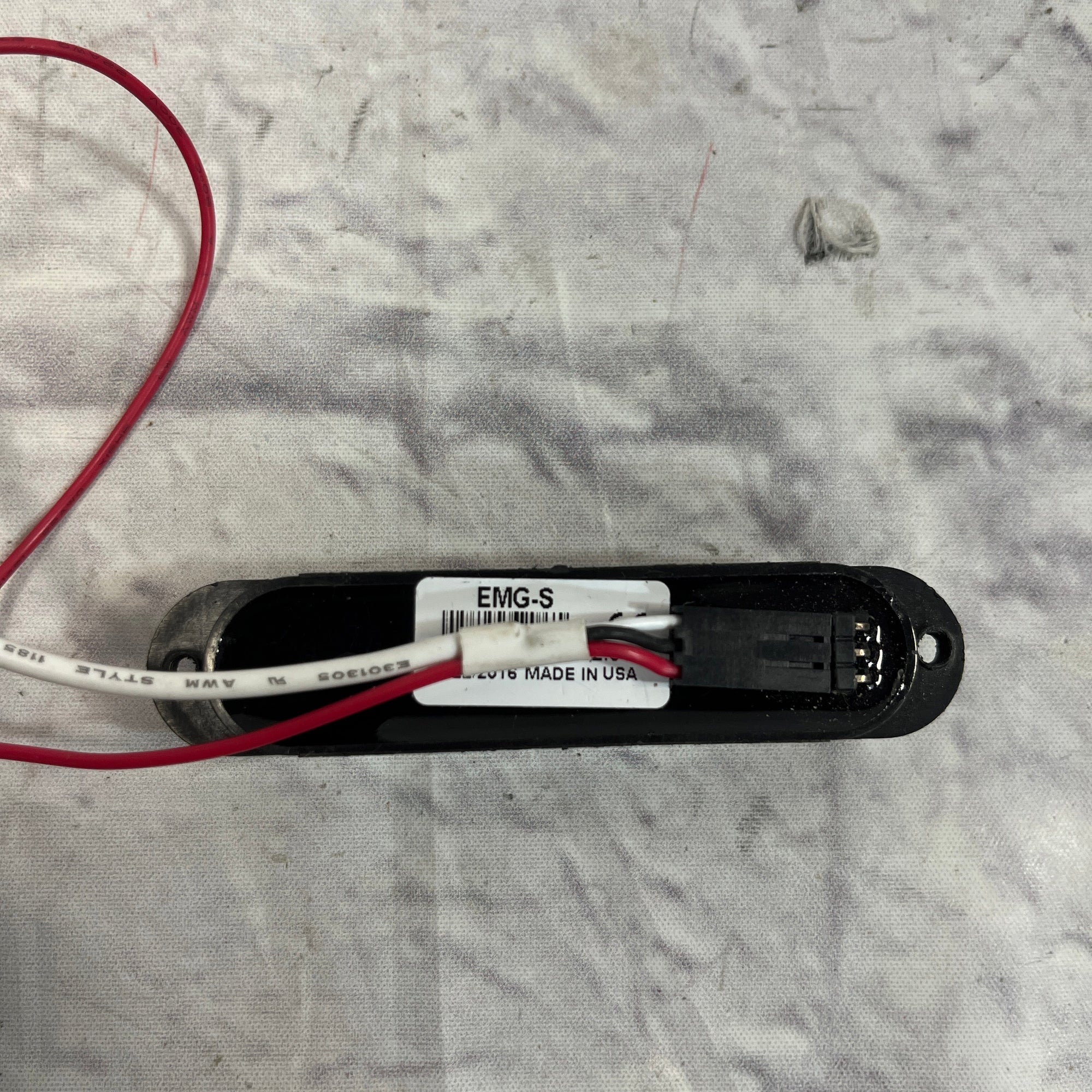 EMG S Active Ceramic Single Coil Pickup Black Cover