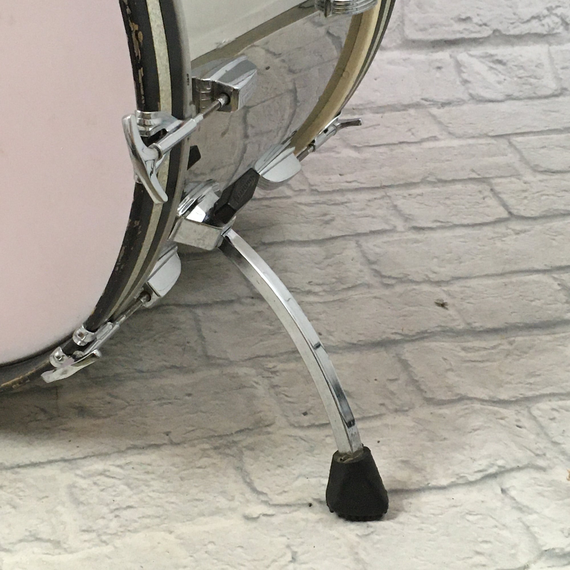 Ludwig Stainless Steel 22 x 14in Bass Drum Ten Lug 1976 - John Bonham