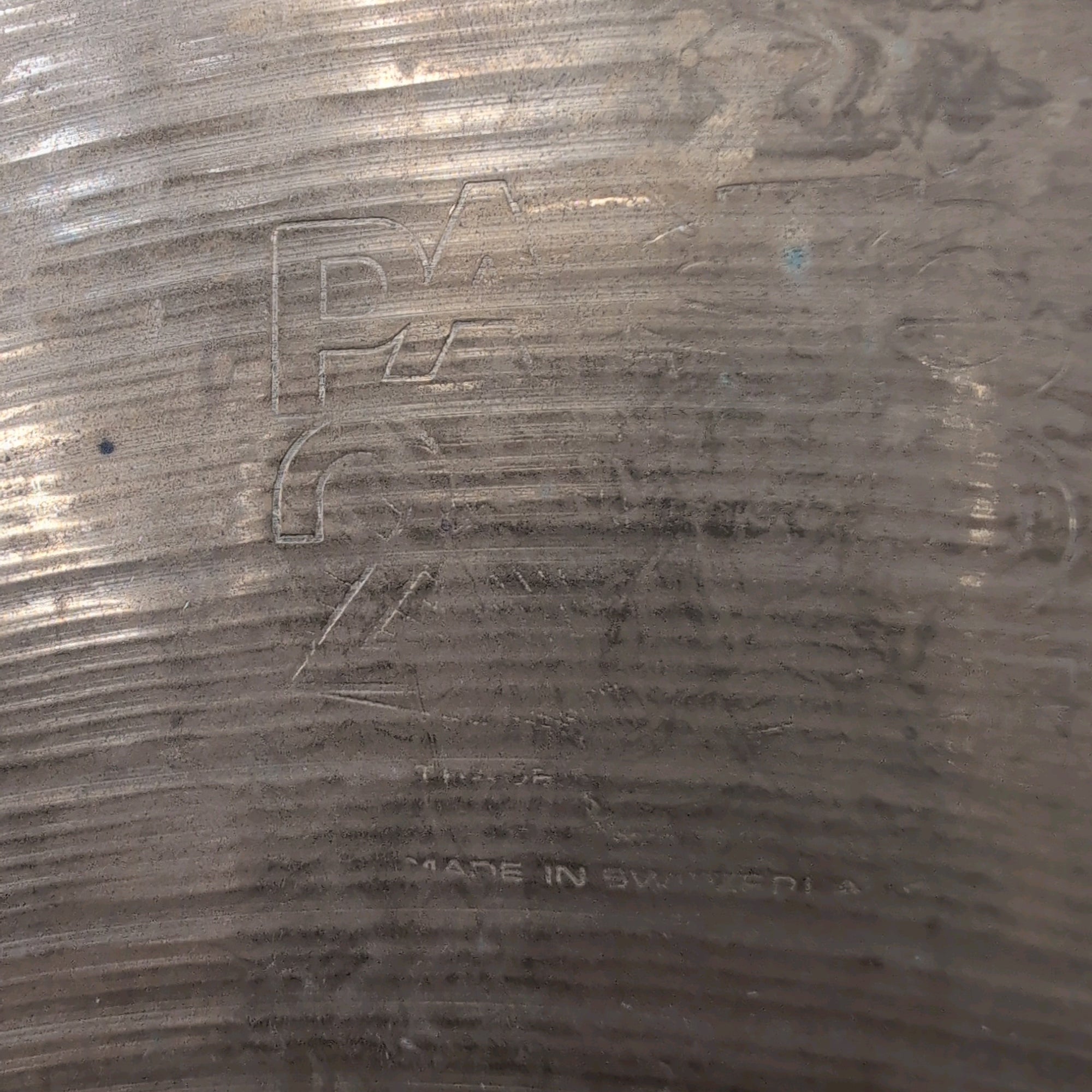 Paiste 20 Ride Cymbal Unknown Series