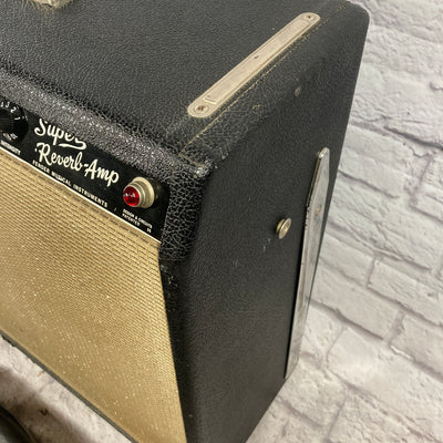 Vintage 1966 Fender Super Reverb Guitar Combo Amp
