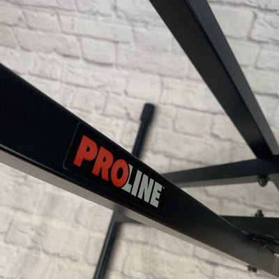 Proline Black Heavy Duty Trigger Keyboard Stand
