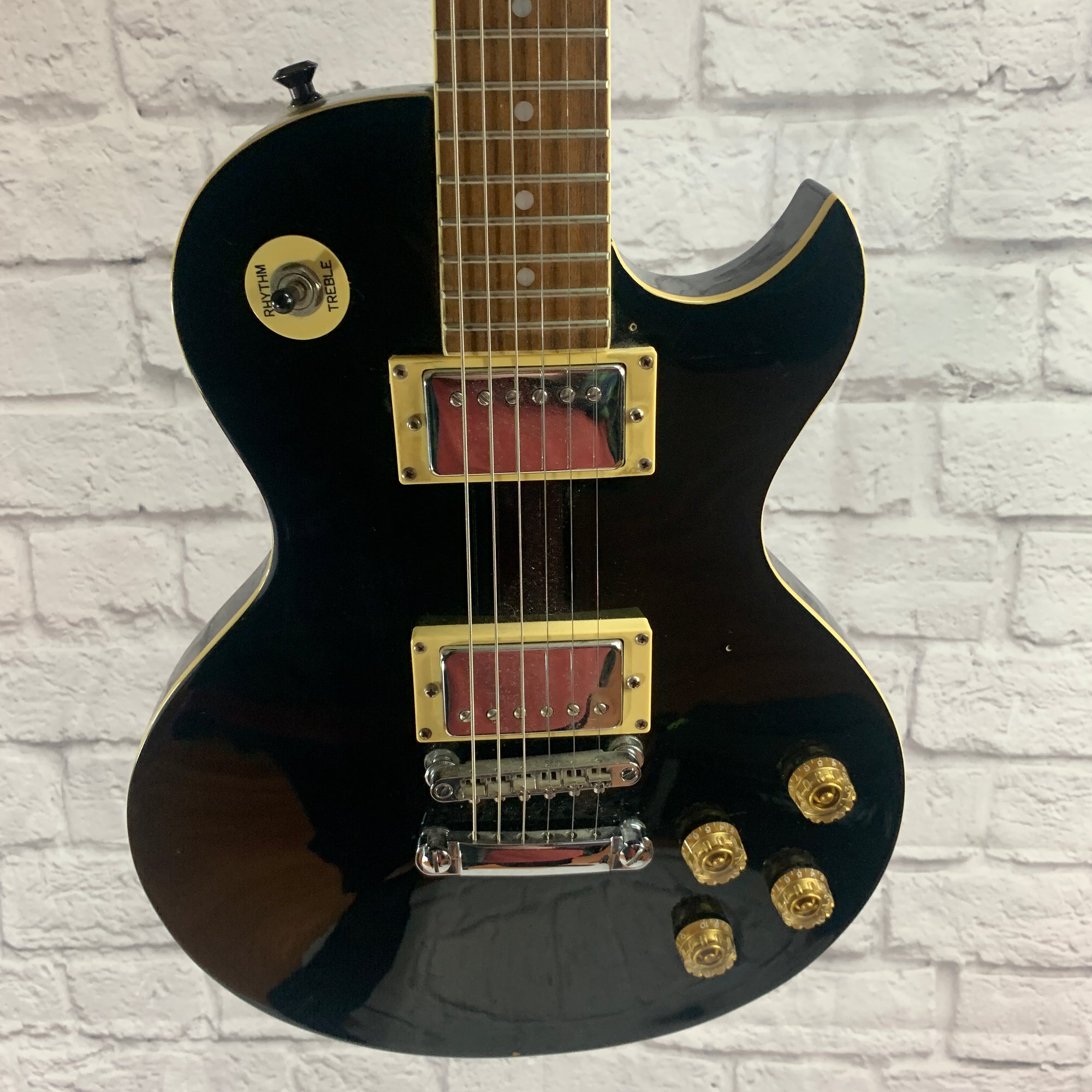 Austin LP Style Single Cut Electric Guitar Black