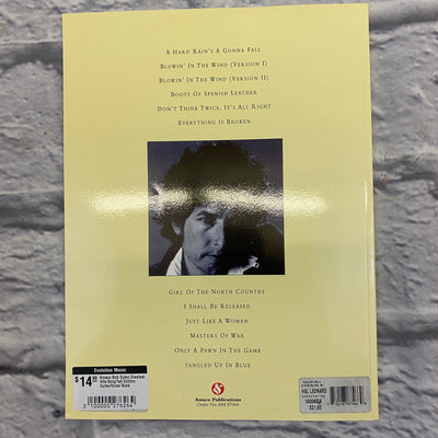 Amsco Bob Dylan Greatest Hits SongTab Edition Guitar/Vocal Book