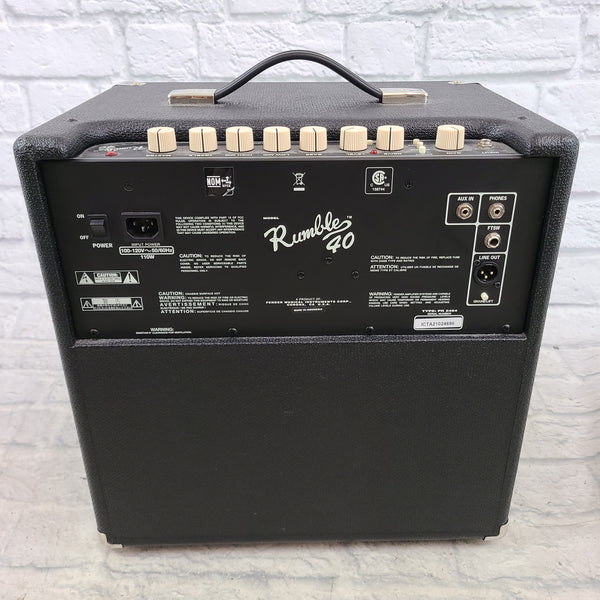 Fender Rumble 40 Bass Combo Amp - Evolution Music
